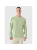 Pánské tričko oversize s potiskem a dlouhým rukávem 4F 4FRAW24TLONM502-44S Pánské tričko oversize s potiskem a dlouhým rukávem 4F 4FRAW24TLONM502-44S