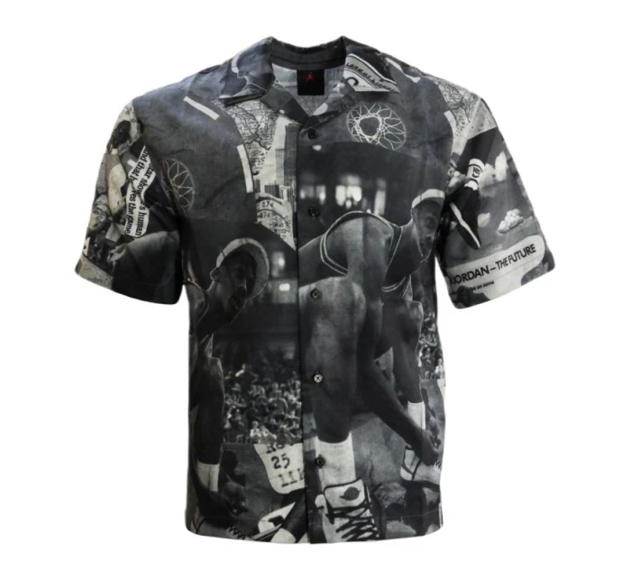 Pánské elegantní tričko s krátkým rukávem Air Jordan Essentials Printed Camp Top - model 21932468