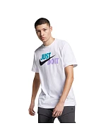 Pánské tričko Tee Just Do It Swoosh, bílé, AR5006 101