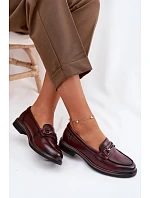 Kožené dámské mokasyny Vinceza 39983 bordó Kožené dámské mokasyny Vinceza 39983 bordó