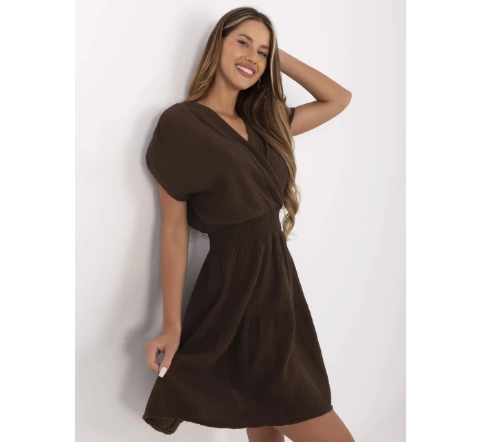 Šaty MI SK 92160.00 tmavě hnědé