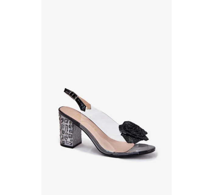 Sandály na podpatku model 213934 Step in style Sandály na podpatku model 213934 Step in style