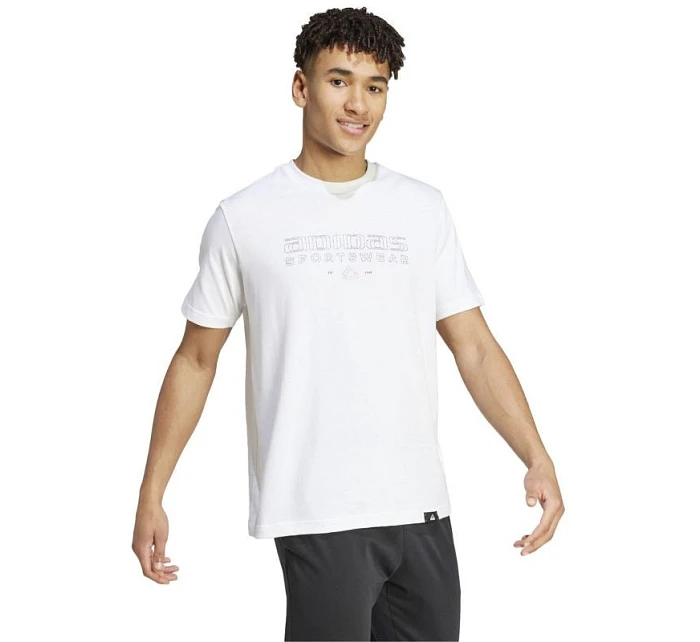 Pánské tričko adidas Tech Linear Graphic M IW2690