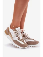 Kožené Polobotky Sneakers Dámské model 21693232 - Artiker Kožené Polobotky Sneakers Dámské model 21693232 - Artiker