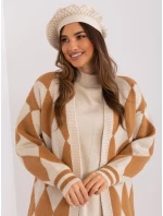 Czapka AT CZ model 18997430 jasny beżowy - FPrice Czapka AT CZ model 18997430 jasny beżowy - FPrice