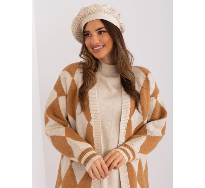 Czapka AT CZ model 18997430 jasny beżowy - FPrice Czapka AT CZ model 18997430 jasny beżowy - FPrice