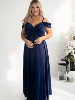 Dlouhé šaty model 21184635 tmavě modré - With You