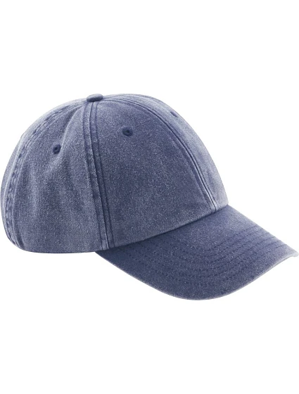 Beechfield B 655B Dětská 6 panelová nízkoprofilová kšiltovka 53.655B vintage denim Beechfield B 655B Dětská 6 panelová nízkoprofilová kšiltovka 53.655B vintage denim