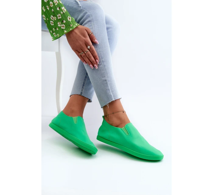 Dámské tenisky SlipOn Zelené model 21658963 - Boto Dámské tenisky SlipOn Zelené model 21658963 - Boto