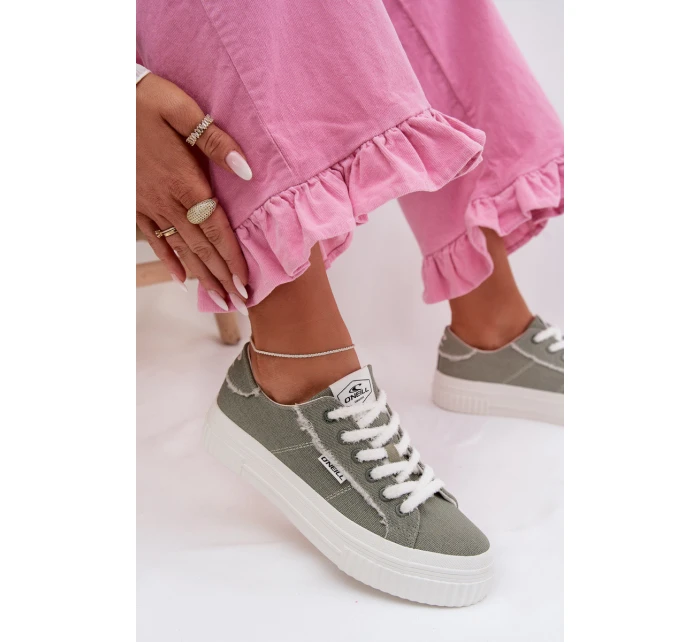 Dámské tenisky na platformě O`NEILL SPINNA C WOMEN LOW 90261009.05Z Zelené