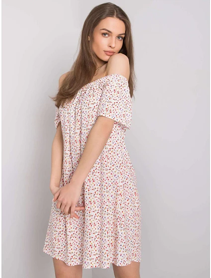 Šaty model 18371844 bílé a červené - FPrice