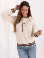 Bluza RV BL model 21314372 jasny beżowy - FPrice Bluza RV BL model 21314372 jasny beżowy - FPrice