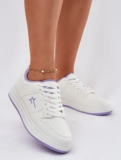 Dámské tenisky Big Star HI-POLY SYSTEM – bílo-fialové