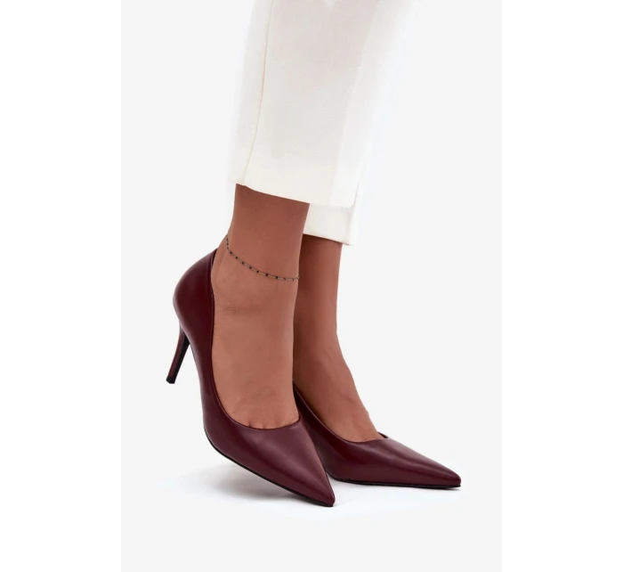 Lodičky na jehlovém podpatku model 218687 Step in style Lodičky na jehlovém podpatku model 218687 Step in style