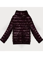 Lekko ocieplana dwustronna kurtka do bioder Goodlookin ciemny fiolet (P21-7213/7212-295)
