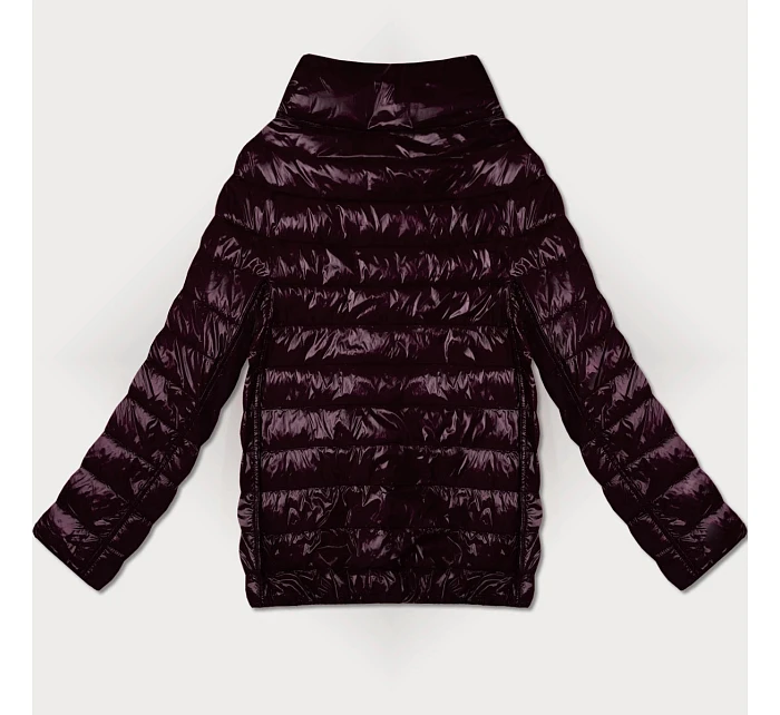 Lekko ocieplana dwustronna kurtka do bioder Goodlookin ciemny fiolet (P21-7213/7212-295)