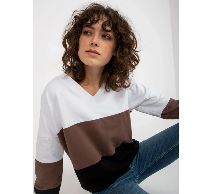 Mikina RV BL 8328.72 bílé a černé