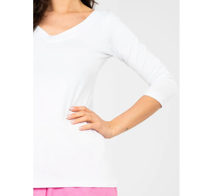 Bluzka RV BZ model 22011433 biały - FPrice Bluzka RV BZ model 22011433 biały - FPrice