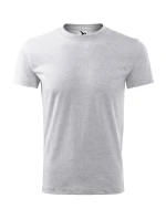 Classic New tričko pánské světle šedý melír Classic New tričko pánské světle šedý melír