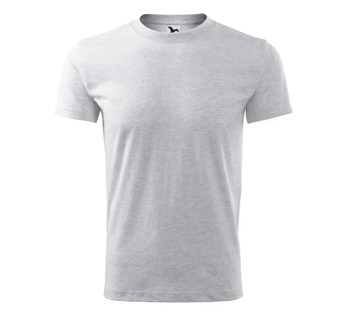 Classic New tričko pánské světle šedý melír Classic New tričko pánské světle šedý melír