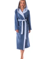 Unisex župan Tampa duo s kapucí 3959 5456 denim - Vestis