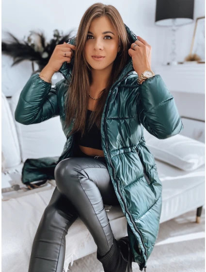 Dámská prošívaná bunda ALINE zelená FashionStreet TY3191