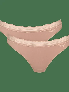 sloggi GO Blush String 2P - Cameo Brown - SLOGGI Cameo Brown - SLOGGI