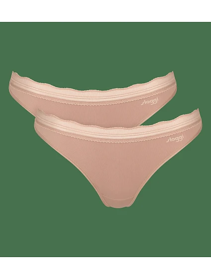 sloggi GO Blush String 2P - Cameo Brown - SLOGGI Cameo Brown - SLOGGI sloggi GO Blush String 2P - Cameo Brown - SLOGGI Cameo Brown - SLOGGI
