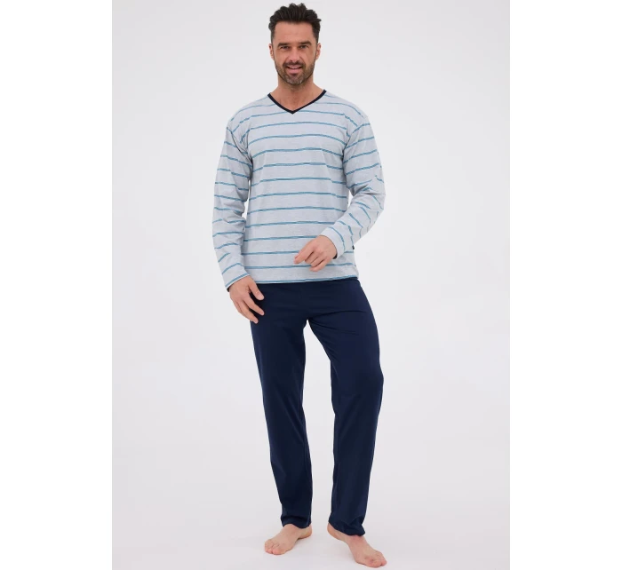 Pyžamo Various model 21783394 long/r S2XL pánské - Cornette Pyžamo Various model 21783394 long/r S2XL pánské - Cornette