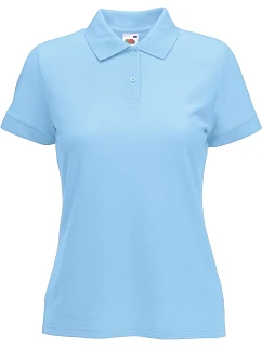 LadyFit 65/35 Polo Dámské piqué polo model 22426838 sky blue - Fruit of the Loom