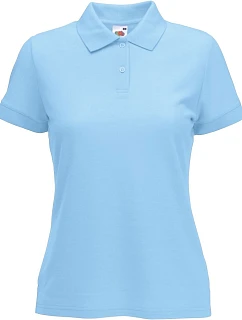 Fruit of the Loom Lady-Fit 65/35 Polo Dámské piqué polo 16.3212 sky blue