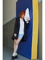 Women Dámský kabát night blue model 22499551 - NEOBLU Women Dámský kabát night blue model 22499551 - NEOBLU