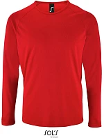 SOL'S Sporty LSL Men Pánské sportovní tričko s dlouhým rukávem 25.2071 red SOL'S Sporty LSL Men Pánské sportovní tričko s dlouhým rukávem 25.2071 red