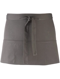 Premier PR 155 Krátká zástěra do pasu s kapsou "Colours" 39.0155 dark grey