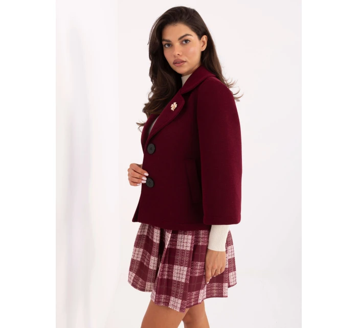 Kurtka IT KR model 21388992 bordowy - FPrice