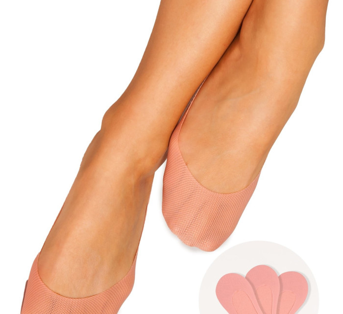 Yoclub Dámské ponožky Anti Slip Abs 3-Pack SKB-0050K-460A Pink