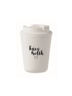 KÁVOHOLIK - bílý termohrnek 300 ml