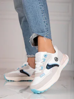 Trendy dámské  tenisky vícebarevné bez podpatku