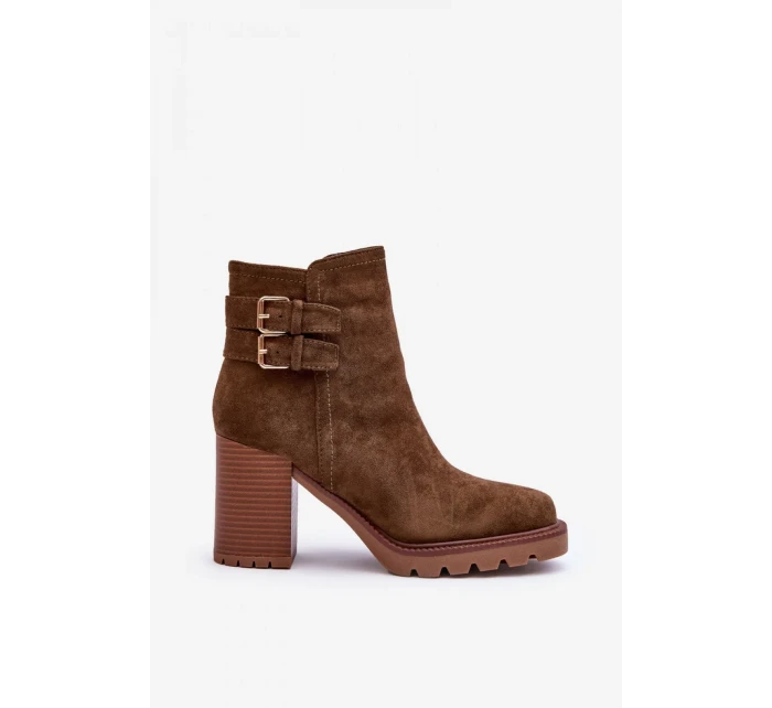 Boty na podpatku model 185330 Step in style Boty na podpatku model 185330 Step in style