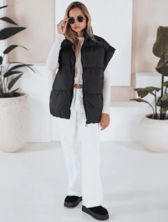 Dámská prošívaná vesta NIMIA černá FashionStreet TY3248