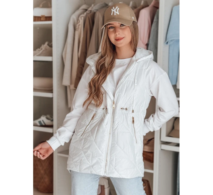 Dámská přechodná prošívaná vesta bílá Dstreet model 21987079 - FashionStreet