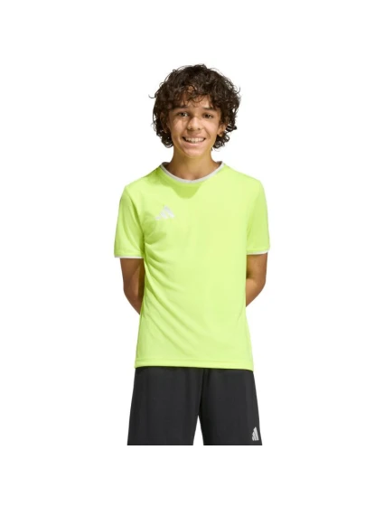 Dětská trička adidas Entrada 26 Jersey Yellow Neon KE9845