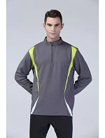 S Tréninkový top s zip s dlouhým rukávem 29. model 22426440 - Spiro