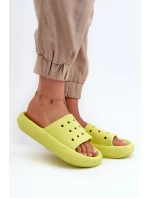 Dámské pěnové klínky na tlusté podrážce limetka Beula Dámské pěnové klínky na tlusté podrážce limetka Beula