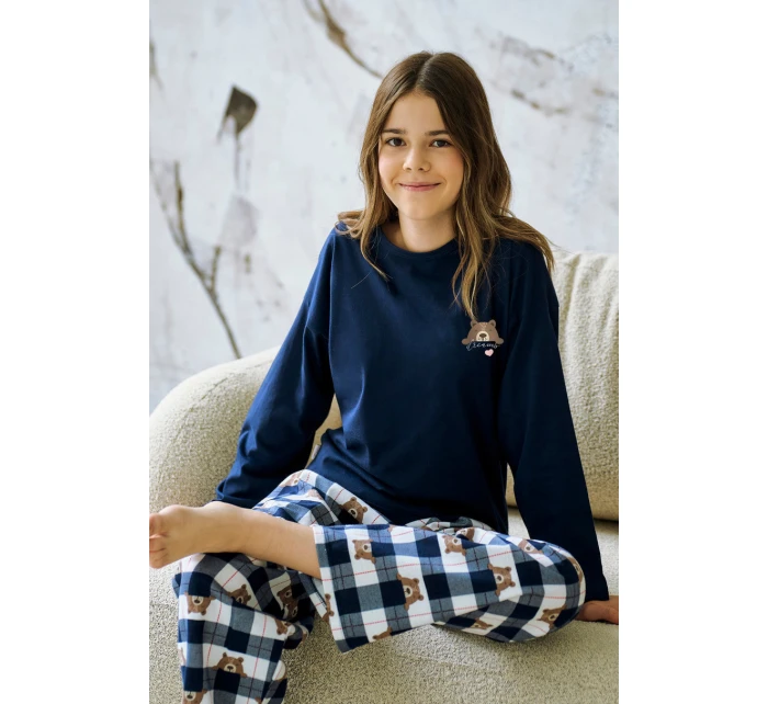 3503 DÍVČÍ DLOUHÉ PYŽAMO ASTRID 146-158