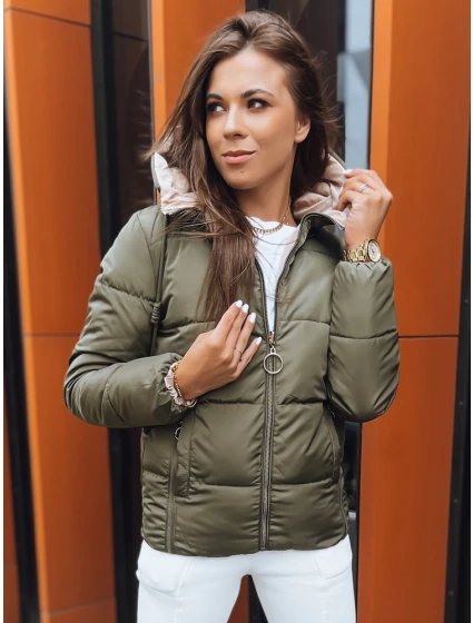 Dámská oboustranná péřová bunda VICTORIA SNUG zelená FashionStreet TY3716
