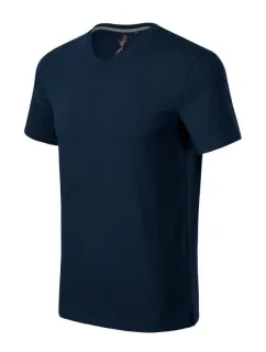 Malfini Action Tričko s výstřihem do V M MLI-70002 navy blue pánské
