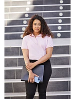 LadyFit Premium Polo Dámské piqué polo model 22442244 sky blue - Fruit of the Loom LadyFit Premium Polo Dámské piqué polo model 22442244 sky blue - Fruit of the Loom