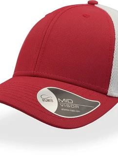 Campus 6 panelová Trucker kšiltovka  red/white model 22452621 - Atlantis Headwear