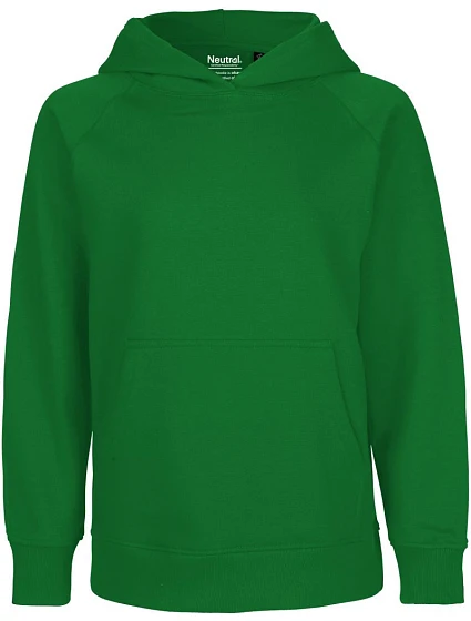 Neutral O 13101 Dětská mikina s kapucí z bio bavlny 77.1301 green Neutral O 13101 Dětská mikina s kapucí z bio bavlny 77.1301 green